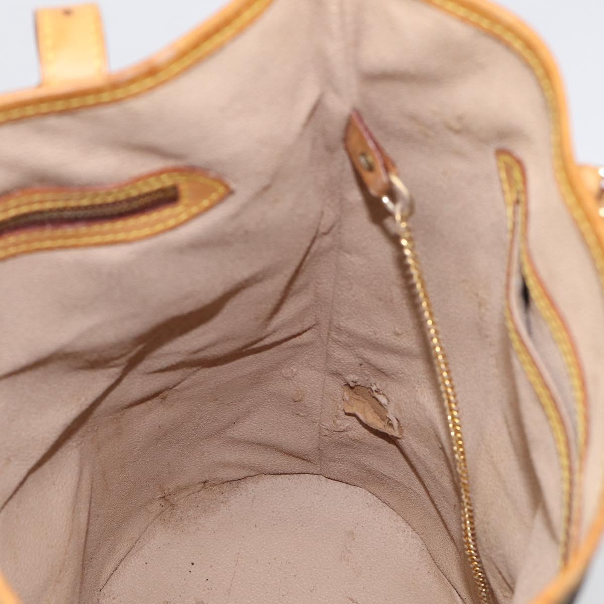LOUIS VUITTON Monogram Bucket GM Shoulder Bag M42236 LV Auth 213845