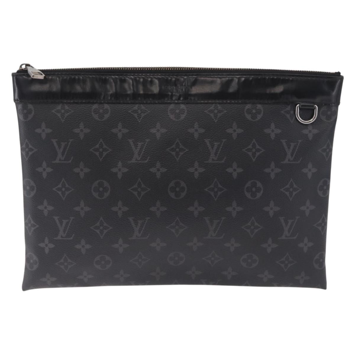 LOUIS VUITTON Monogram Eclipse Pochette Discovery Bag M62291 LV Auth 213849A