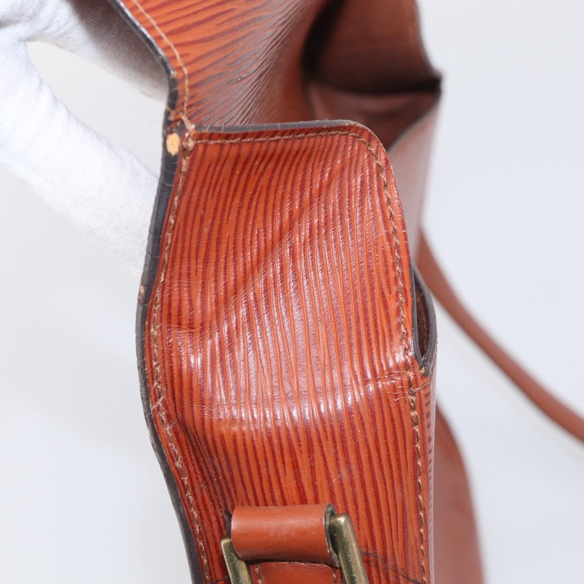 LOUIS VUITTON Epi Saint Cloud GM Shoulder Bag Brown M52193 LV Auth 213853