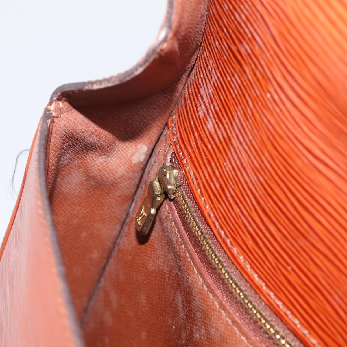 LOUIS VUITTON Epi Saint Cloud GM Shoulder Bag Brown M52193 LV Auth 213853
