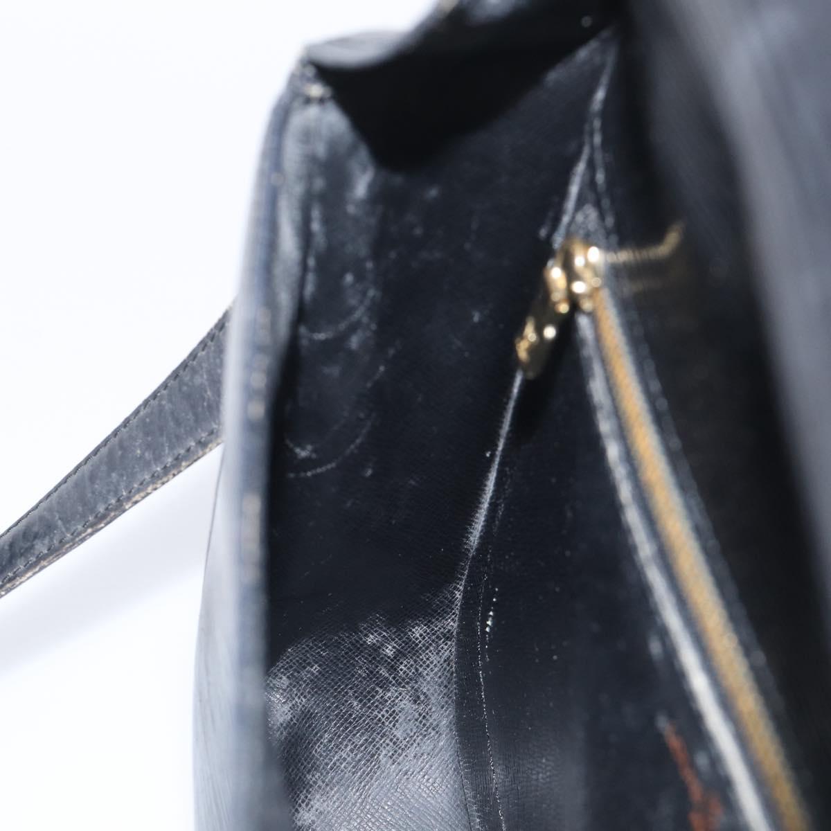 LOUIS VUITTON Epi Saint Cloud GM Shoulder Bag Black Noir M52192 LV Auth 213855