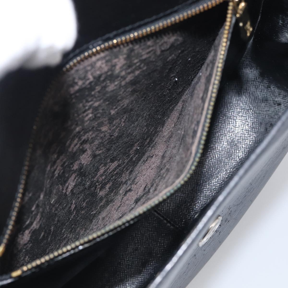 LOUIS VUITTON Epi Saint Cloud GM Shoulder Bag Black Noir M52192 LV Auth 213855