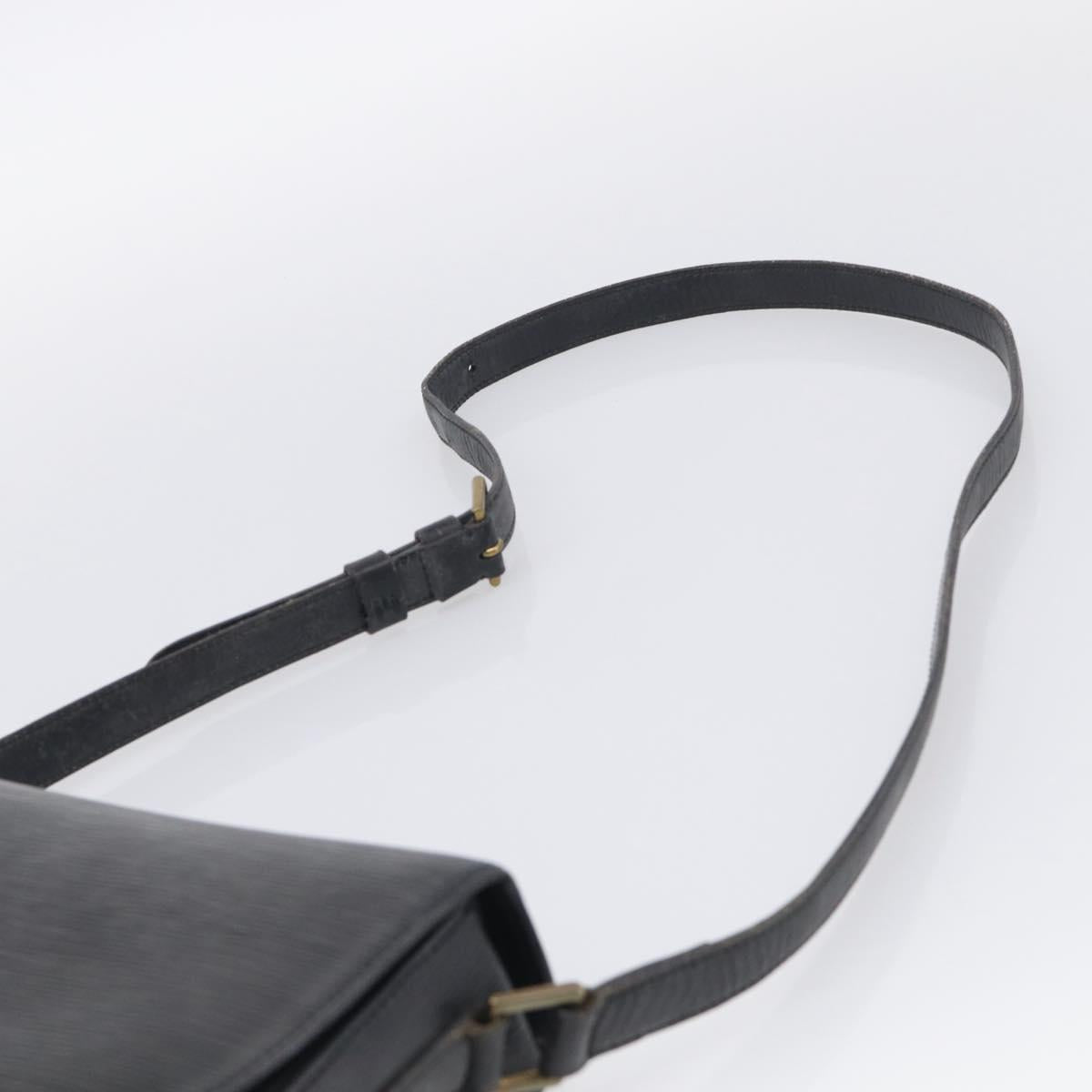 LOUIS VUITTON Epi Saint Cloud GM Shoulder Bag Black Noir M52192 LV Auth 213855
