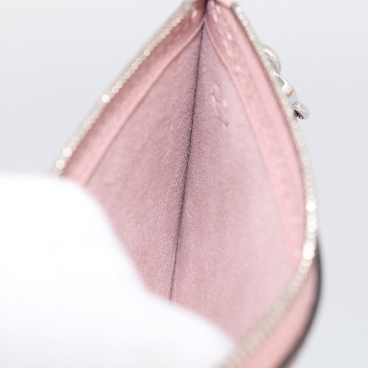 LOUIS VUITTON Mahina Hina MM Pouch Leather Pink LV Auth 213861V