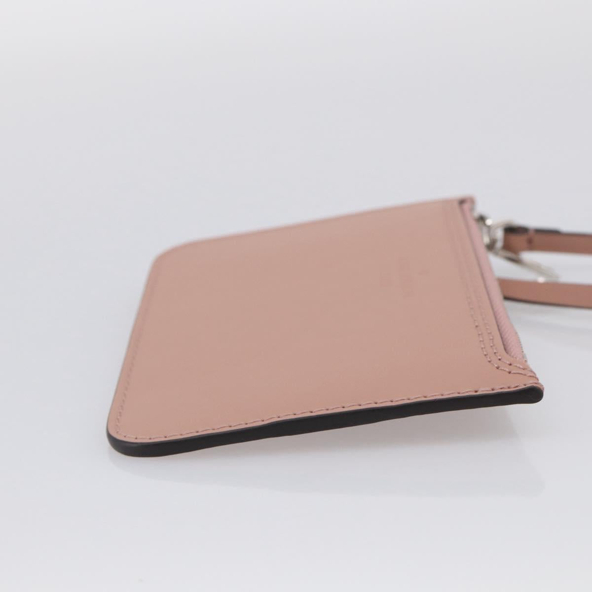 LOUIS VUITTON Mahina Hina MM Pouch Leather Pink LV Auth 213861V
