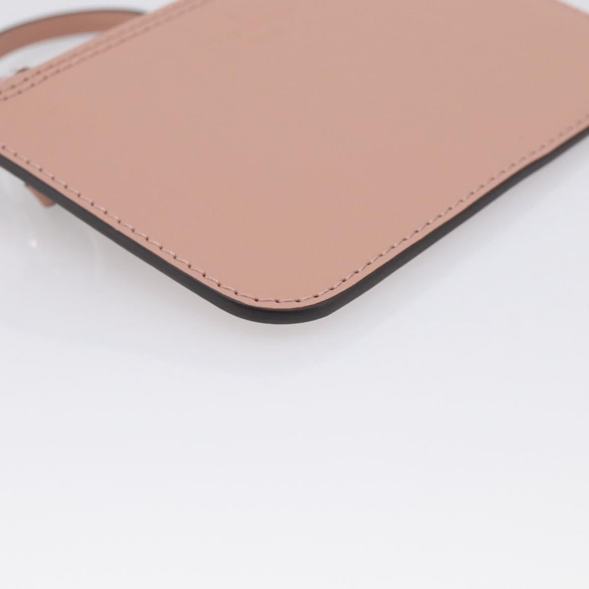 LOUIS VUITTON Mahina Hina MM Pouch Leather Pink LV Auth 213861V