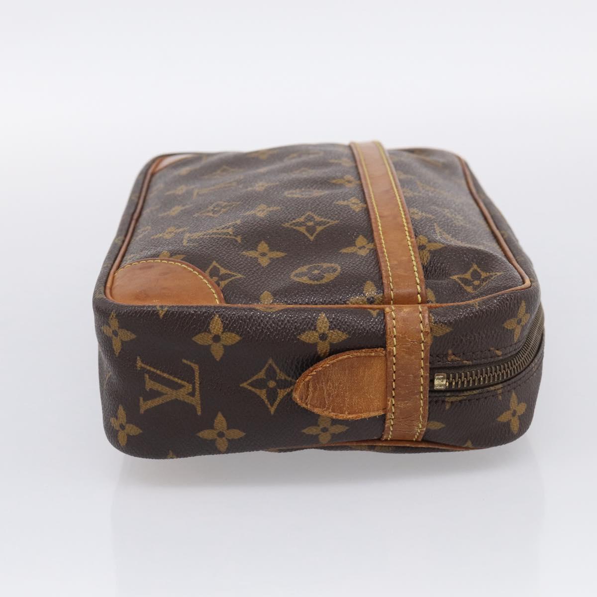 LOUIS VUITTON Monogram Compiegne 28 Clutch Bag M51845 LV Auth 213870