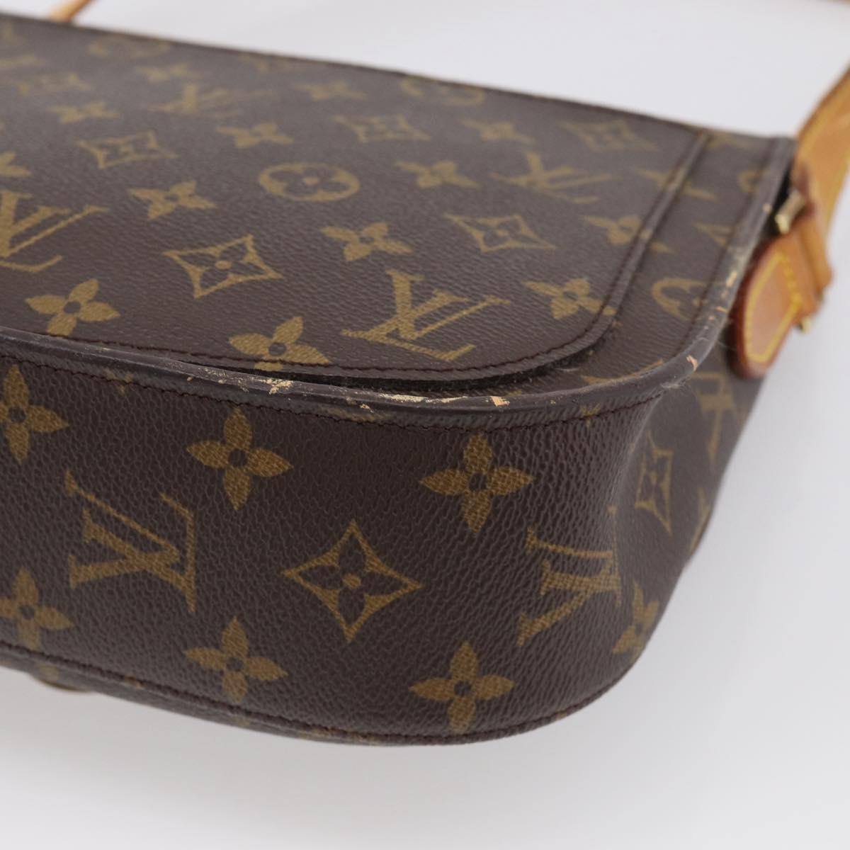 LOUIS VUITTON Monogram Saint Cloud GM Shoulder Bag M51242 LV Auth 213871