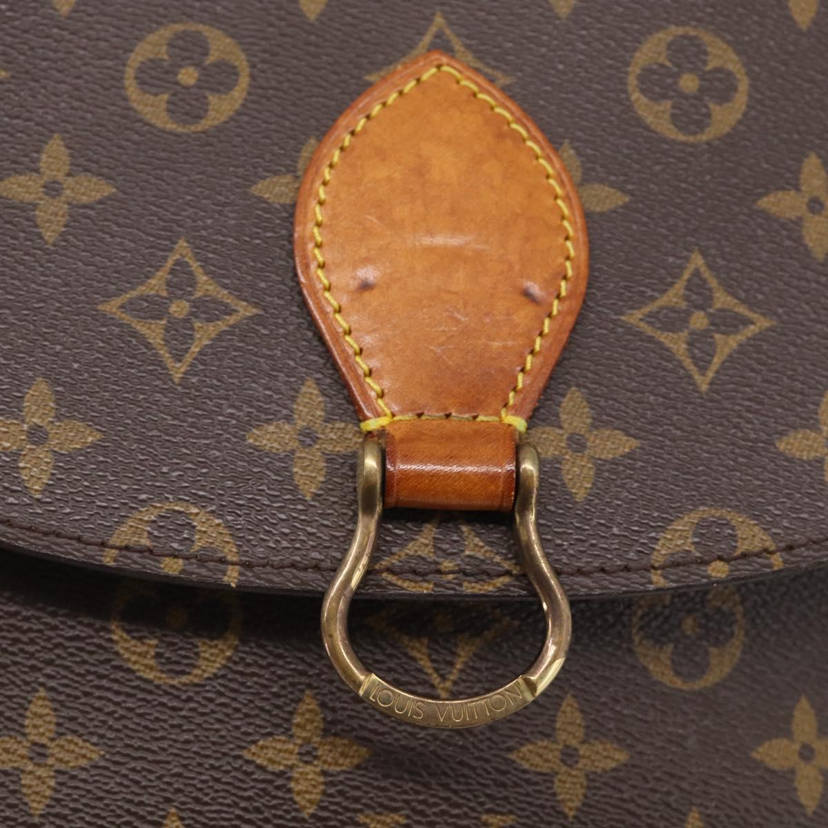 LOUIS VUITTON Monogram Saint Cloud GM Shoulder Bag M51242 LV Auth 213871