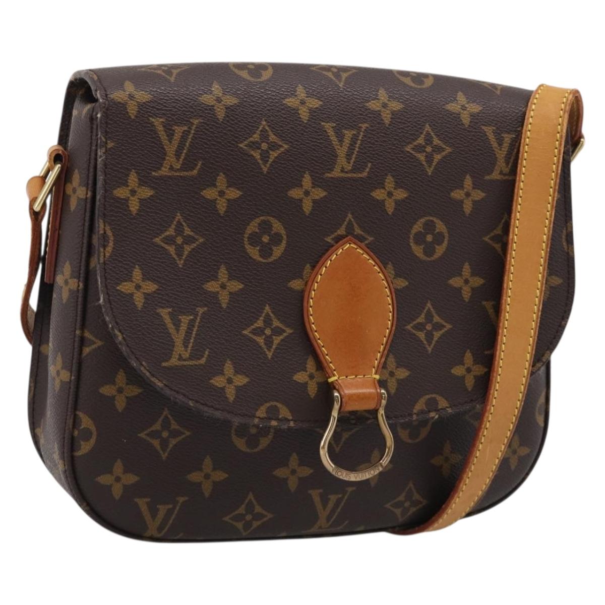 LOUIS VUITTON Monogram Saint Cloud GM Shoulder Bag M51242 LV Auth 213874A
