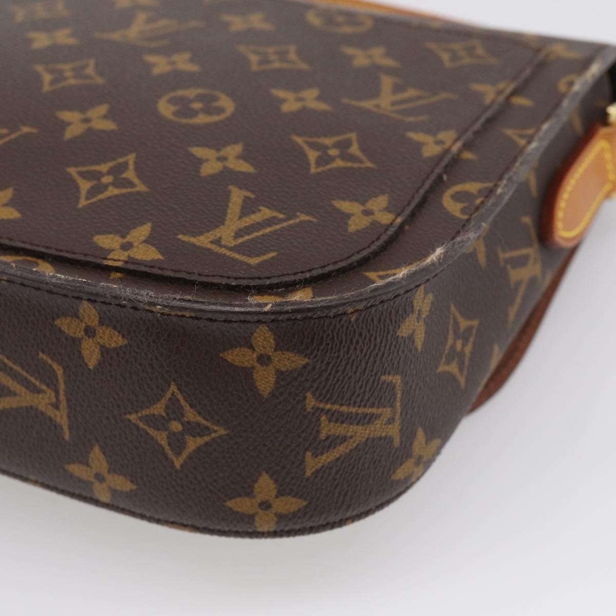 LOUIS VUITTON Monogram Saint Cloud GM Shoulder Bag M51242 LV Auth 213874A