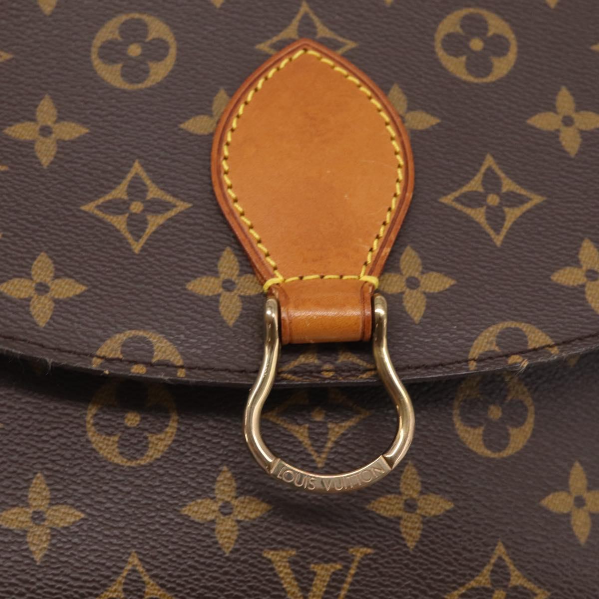 LOUIS VUITTON Monogram Saint Cloud GM Shoulder Bag M51242 LV Auth 213874A