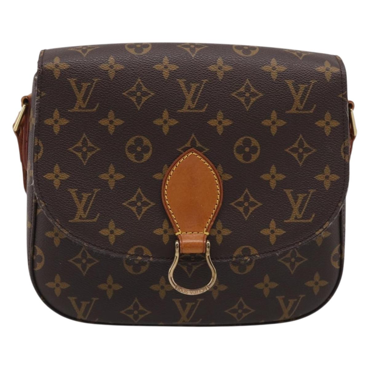 LOUIS VUITTON Monogram Saint Cloud GM Shoulder Bag M51242 LV Auth 213874A