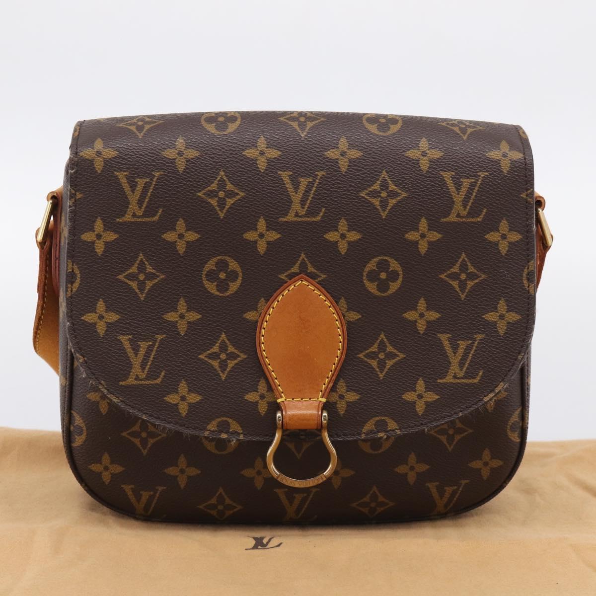 LOUIS VUITTON Monogram Saint Cloud GM Shoulder Bag M51242 LV Auth 213874A