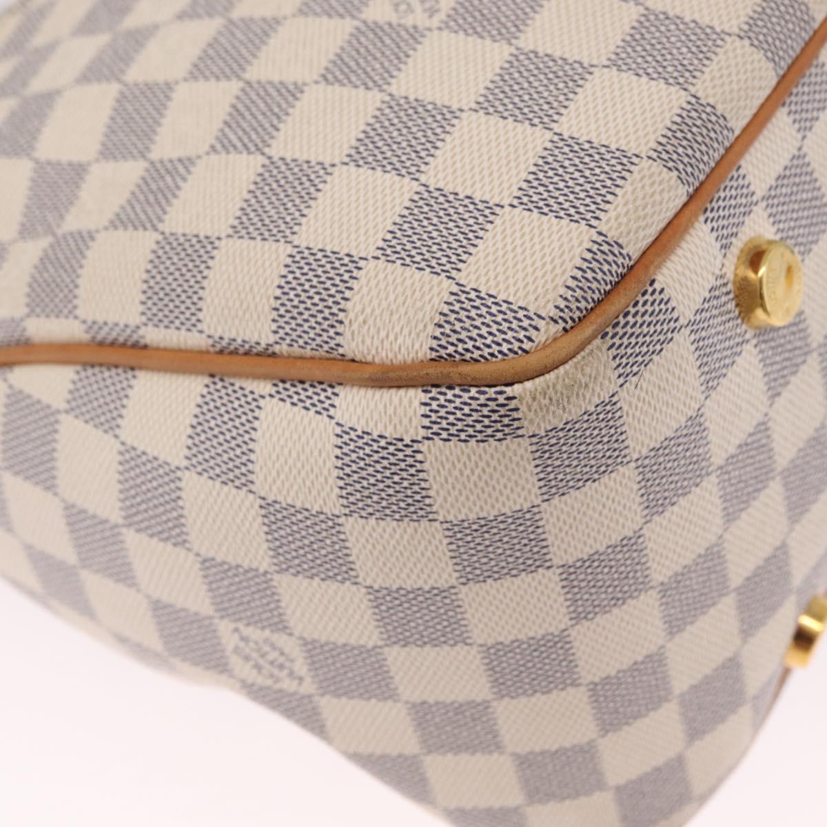 LOUIS VUITTON Damier Azur Figueri PM Shoulder Bag N41176 LV Auth 213875A