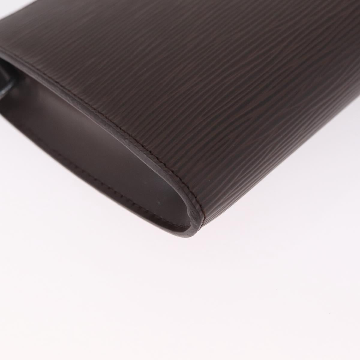 LOUIS VUITTON Epi Pochette Accessoires Pouch Mocha M5294D LV Auth 213880V