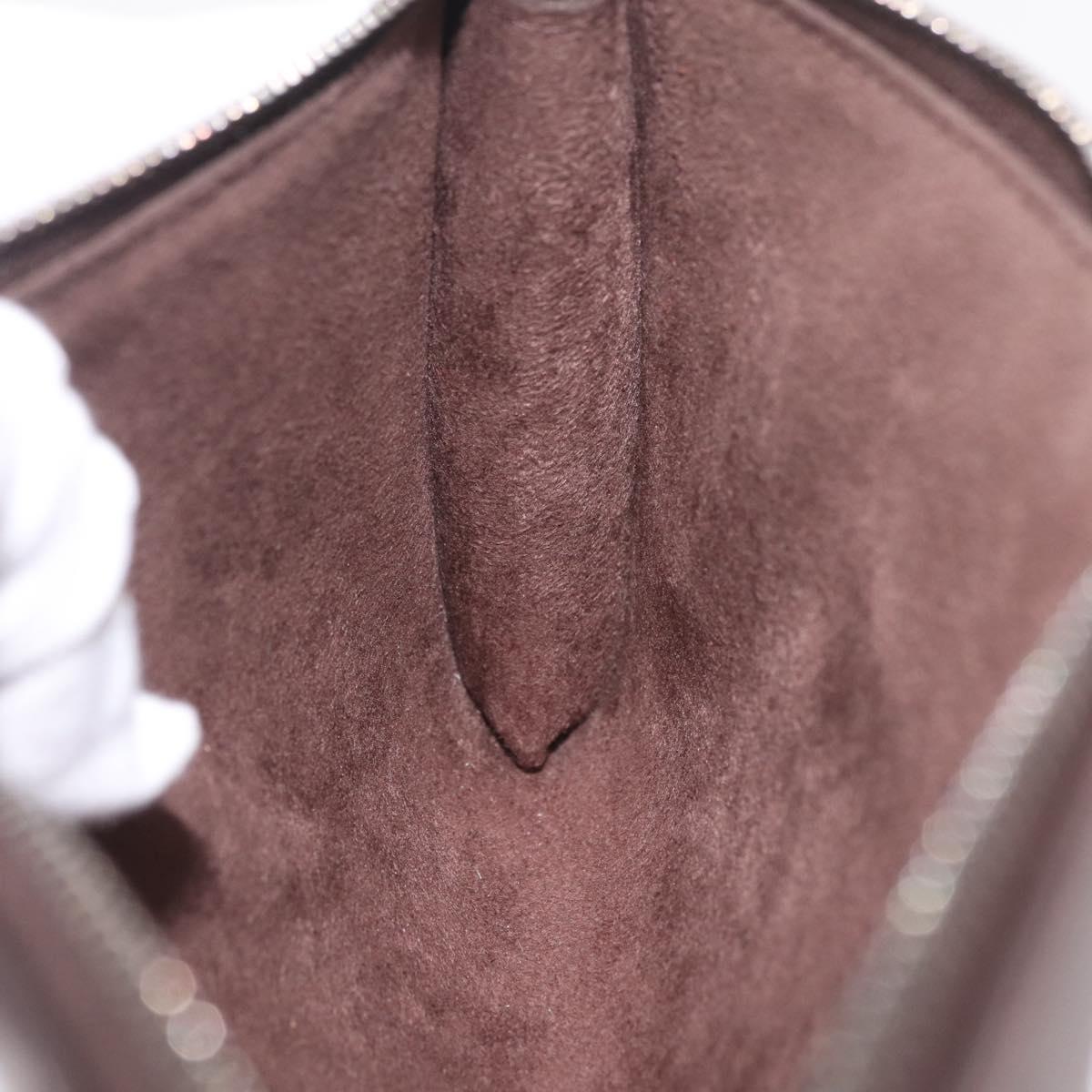 LOUIS VUITTON Epi Pochette Accessoires Pouch Mocha M5294D LV Auth 213880V