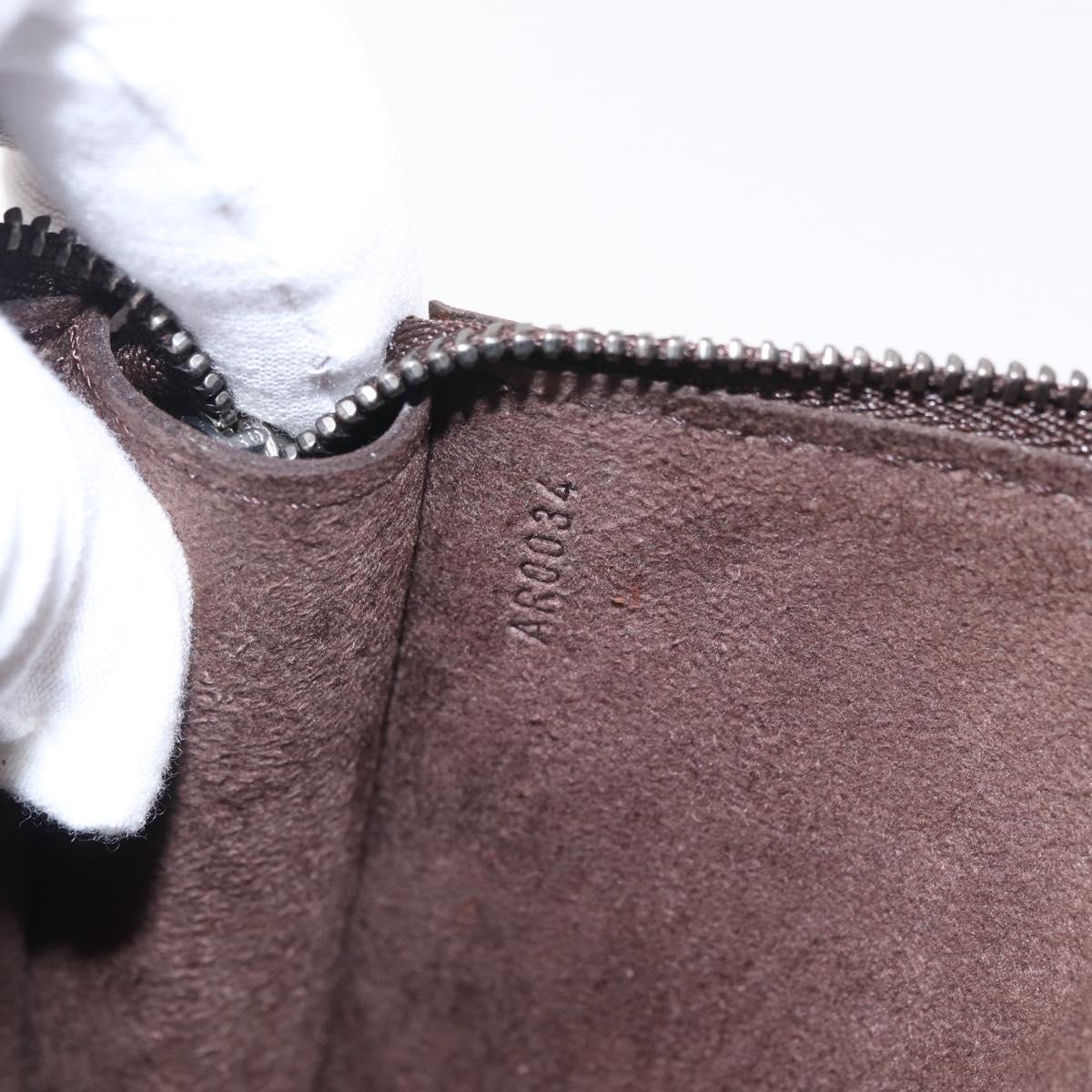 LOUIS VUITTON Epi Pochette Accessoires Pouch Mocha M5294D LV Auth 213880V