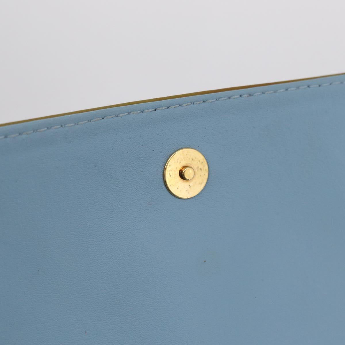 LOUIS VUITTON Vernis Thompson Street Bag Baby Blue M91009 LV Auth 213881