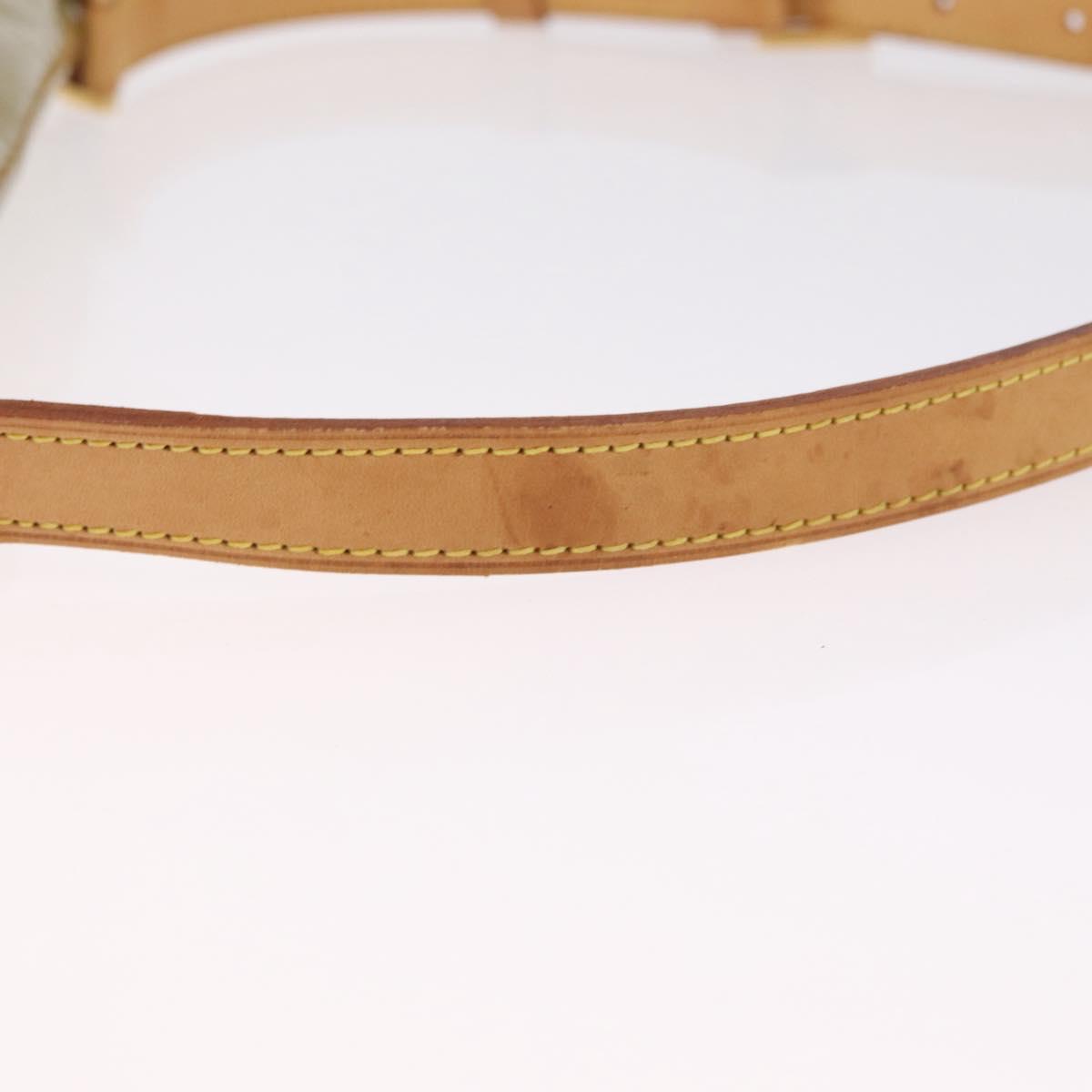 LOUIS VUITTON Vernis Thompson Street Bag Baby Blue M91009 LV Auth 213881