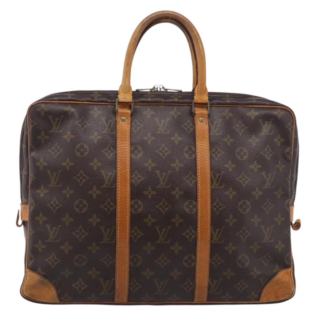 LOUIS VUITTON Monogram Porte Documents Voyage Business Bag M53361 LV Auth 213884