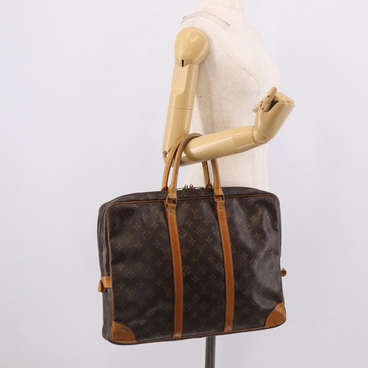 LOUIS VUITTON Monogram Porte Documents Voyage Business Bag M53361 LV Auth 213884