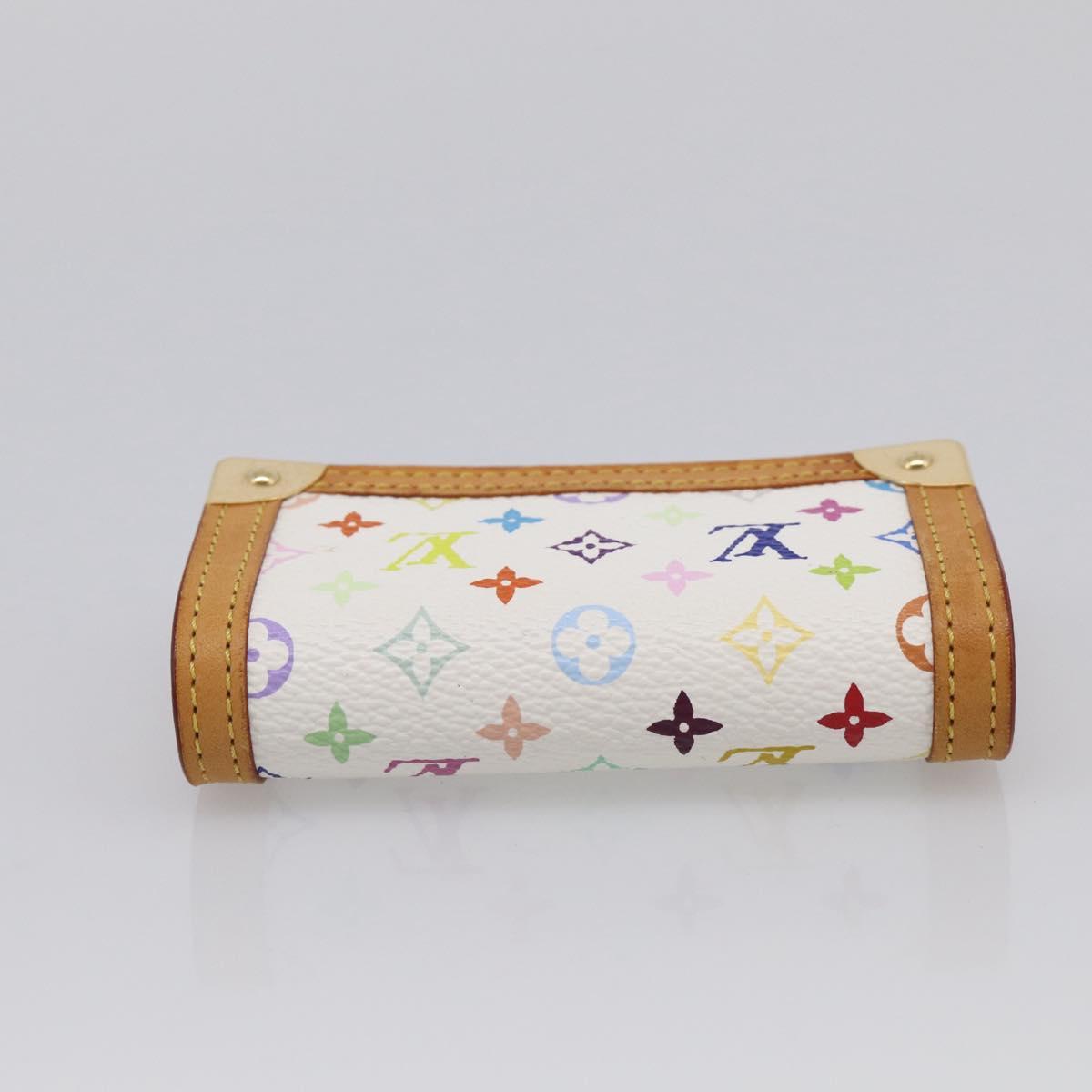 LOUIS VUITTON Multicolor Porte Monnaie Pla Coin Purse M92657 LV Auth 213888V