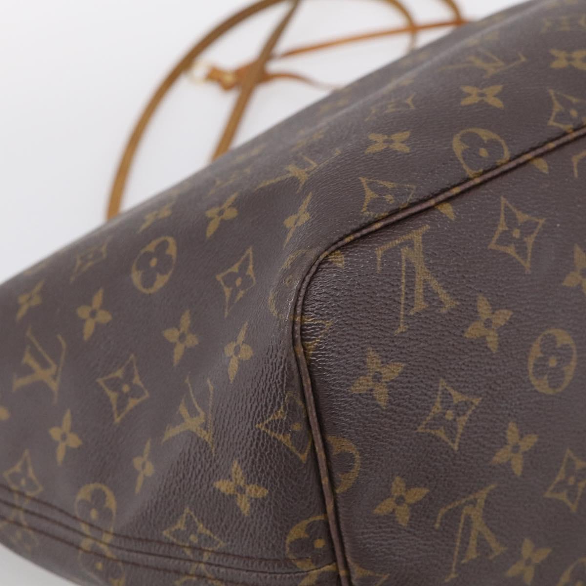 LOUIS VUITTON Monogram Neverfull GM Tote Bag M40157 LV Auth 213895
