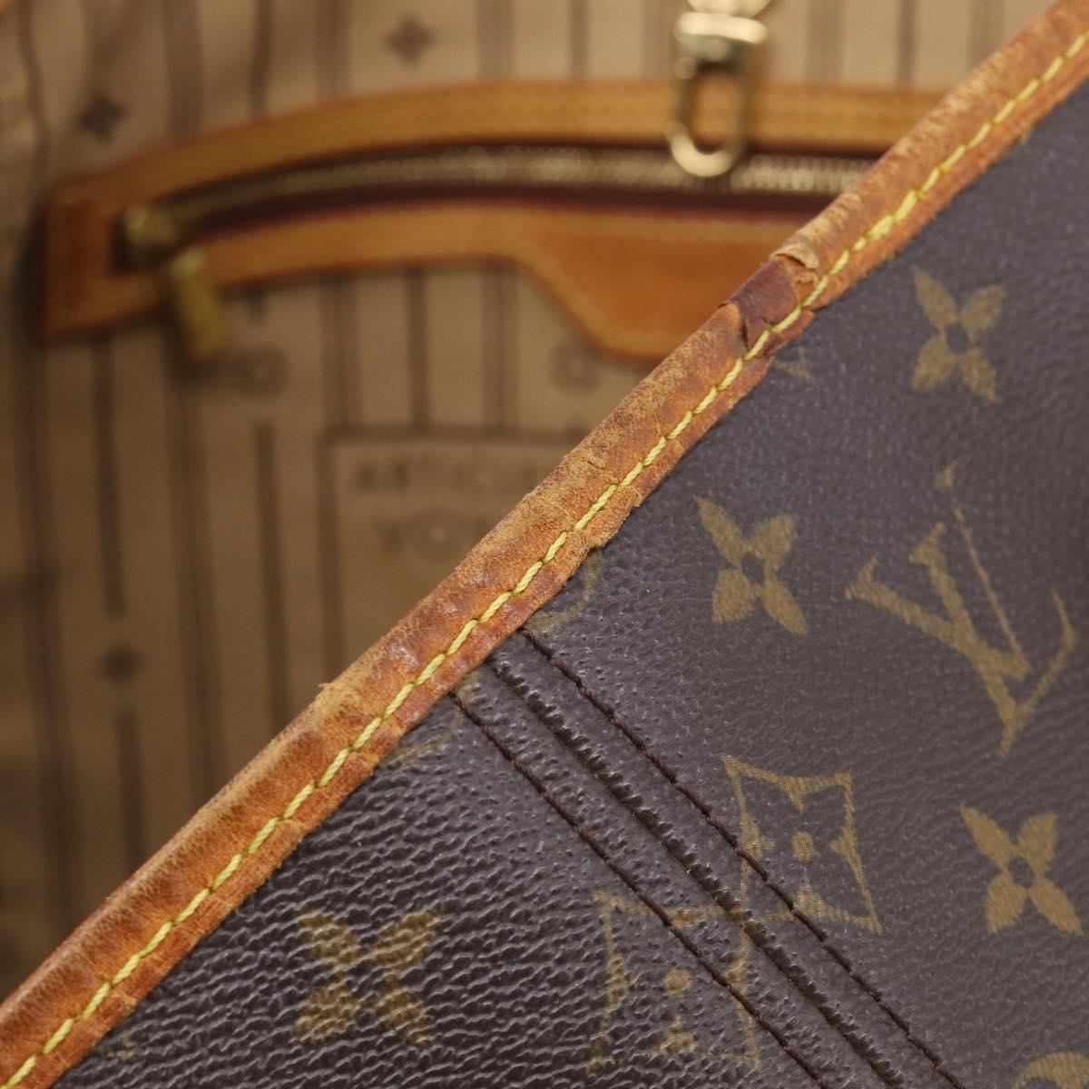 LOUIS VUITTON Monogram Neverfull GM Tote Bag M40157 LV Auth 213895
