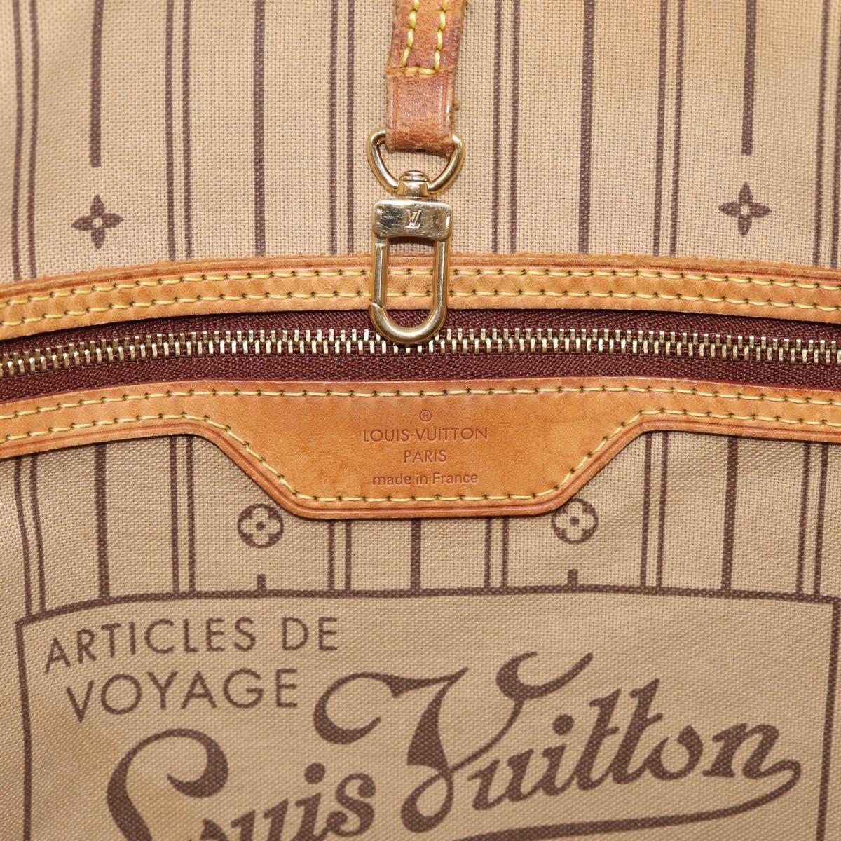 LOUIS VUITTON Monogram Neverfull GM Tote Bag M40157 LV Auth 213895