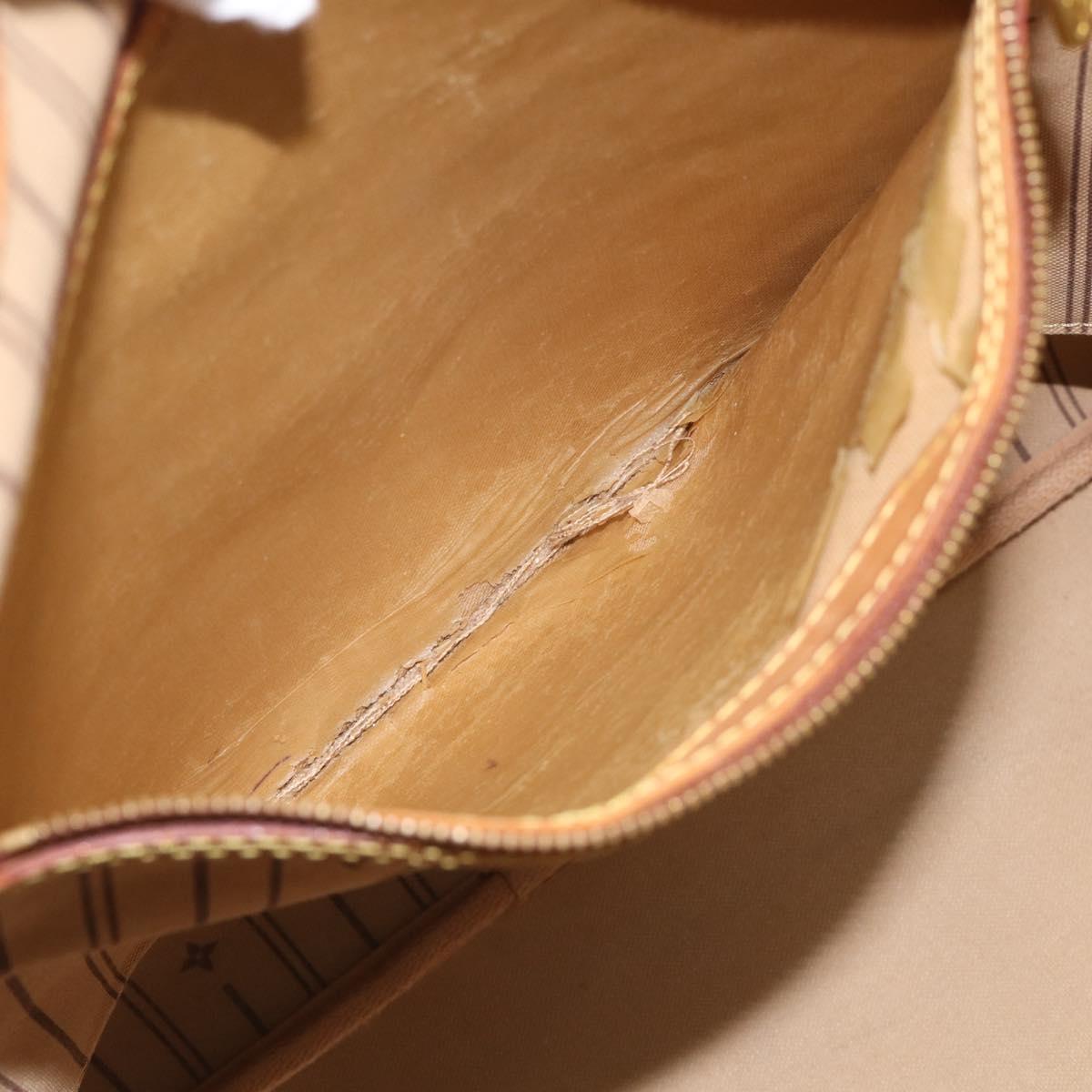 LOUIS VUITTON Monogram Neverfull GM Tote Bag M40157 LV Auth 213895