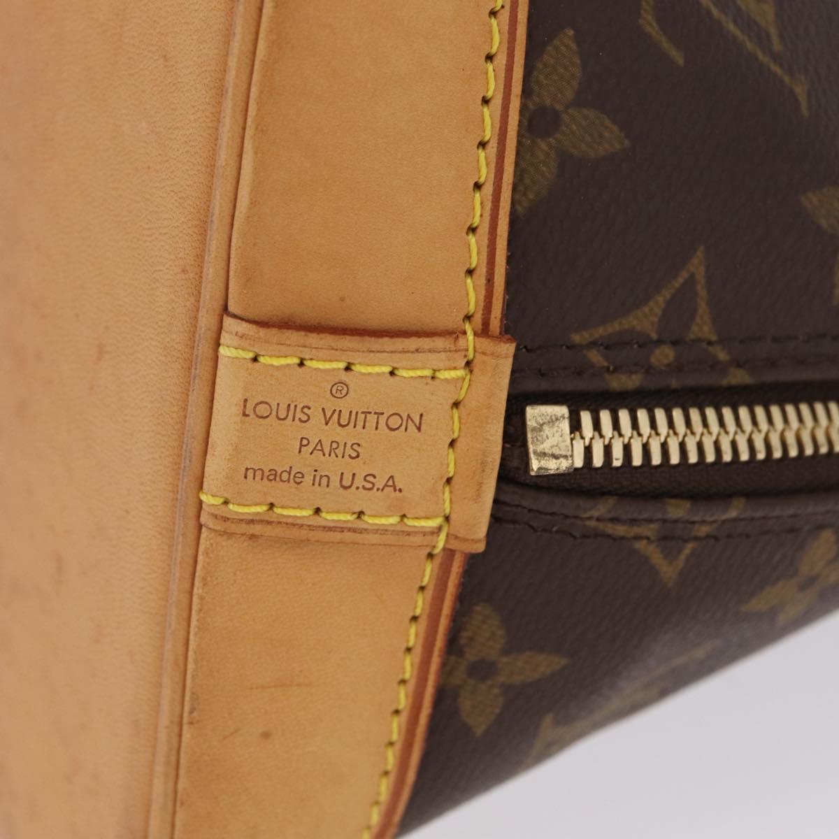 LOUIS VUITTON Monogram Alma Hand Bag M51130 LV Auth 213925V