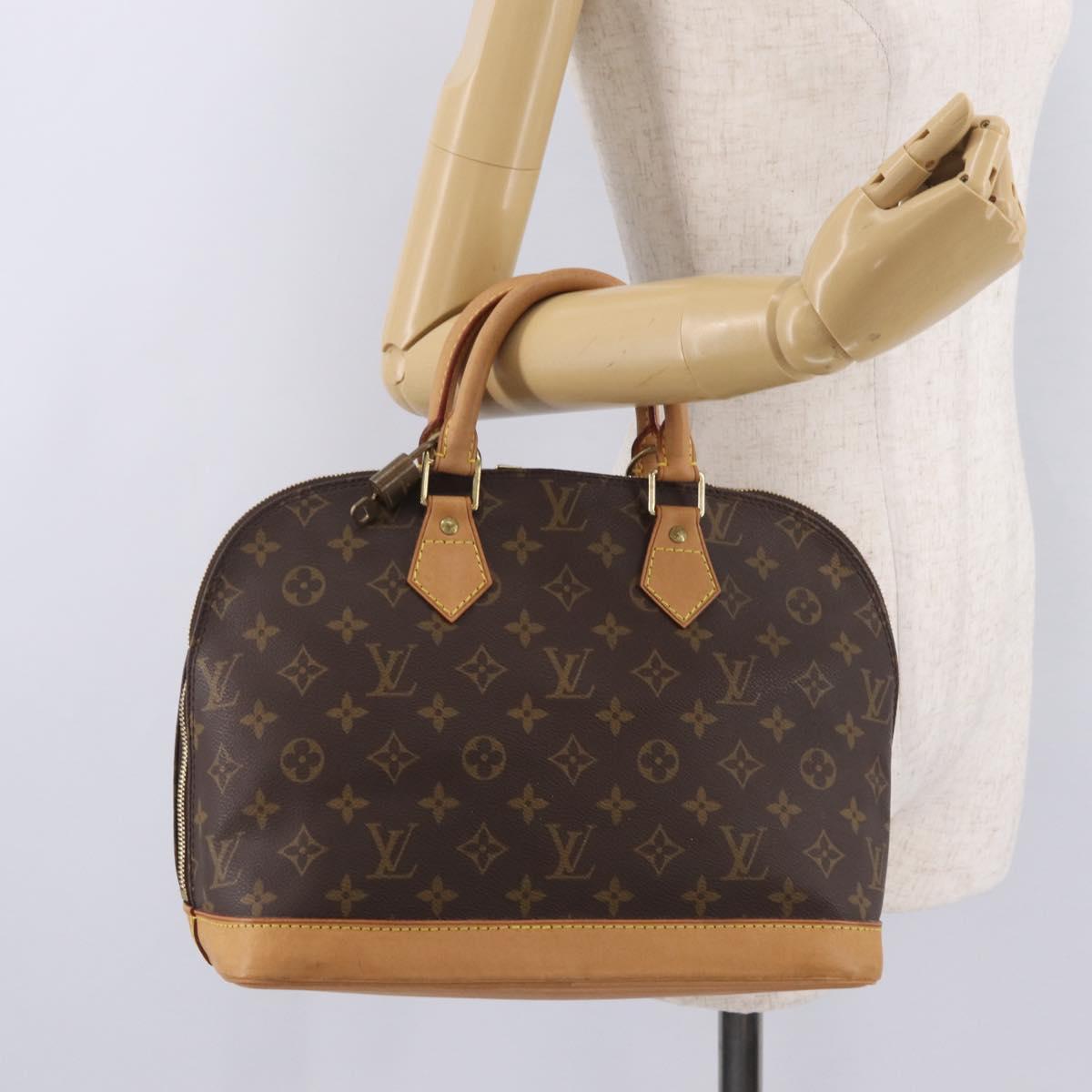 LOUIS VUITTON Monogram Alma Hand Bag M51130 LV Auth 213925V