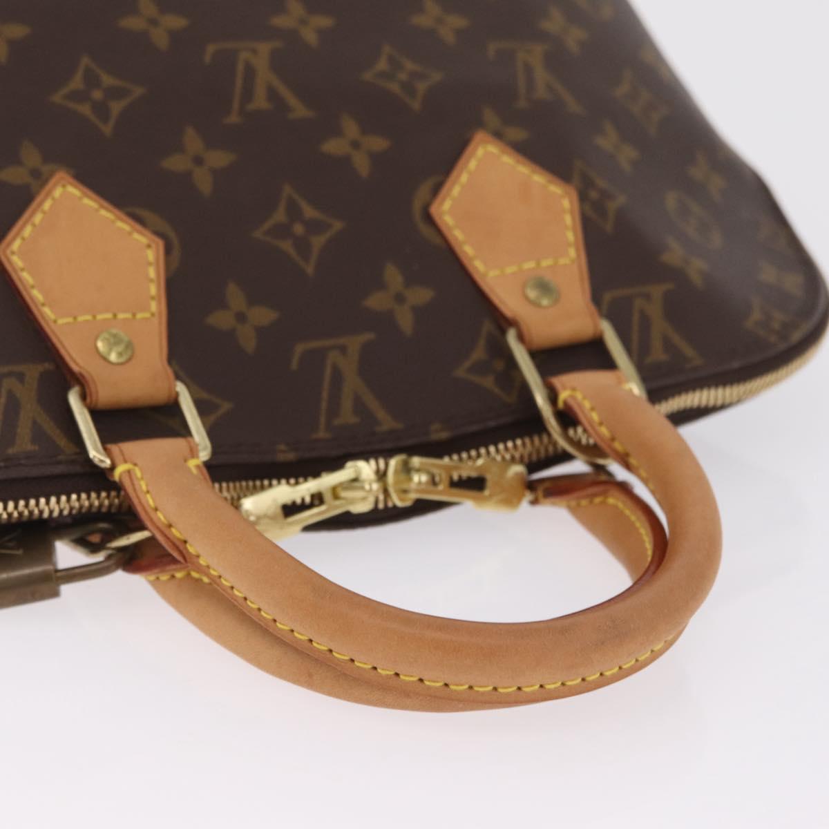 LOUIS VUITTON Monogram Alma Hand Bag M51130 LV Auth 213925V