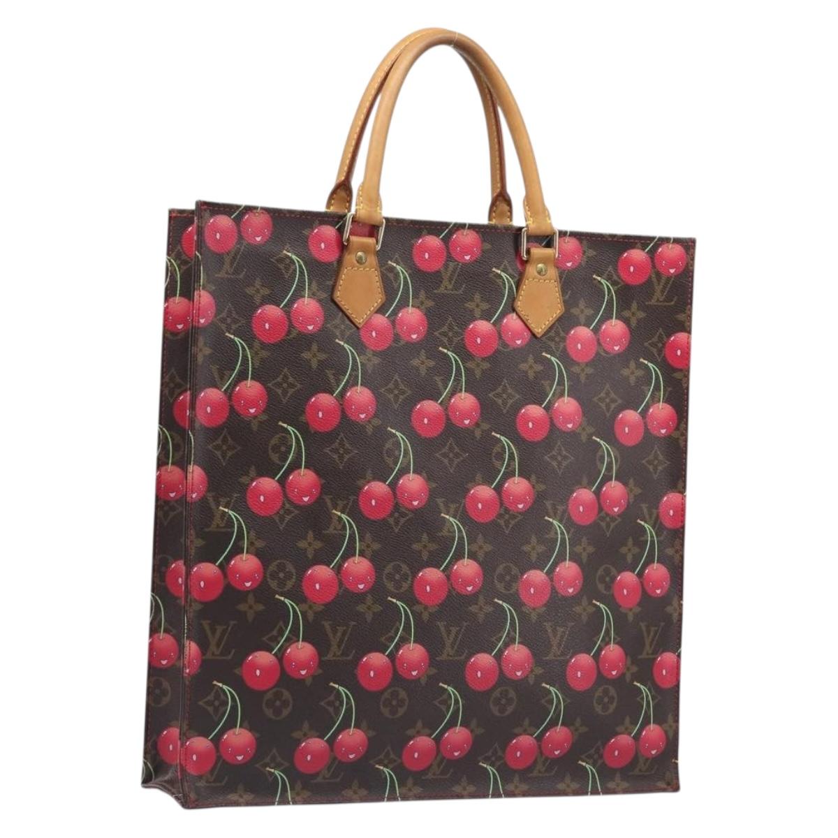 LOUIS VUITTON Monogram Cherry Sac Plat Hand Bag M95010 LV Auth 213928SAV