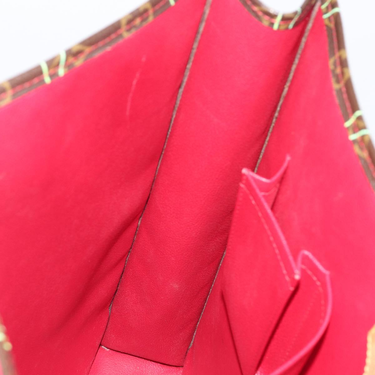 LOUIS VUITTON Monogram Cherry Sac Plat Hand Bag M95010 LV Auth 213928SAV