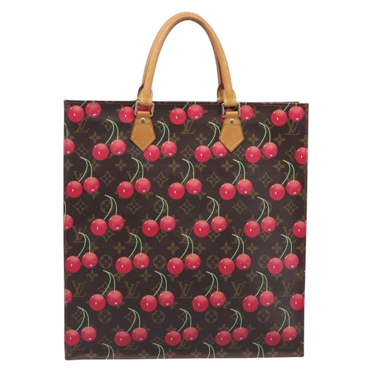 LOUIS VUITTON Monogram Cherry Sac Plat Hand Bag M95010 LV Auth 213928SAV