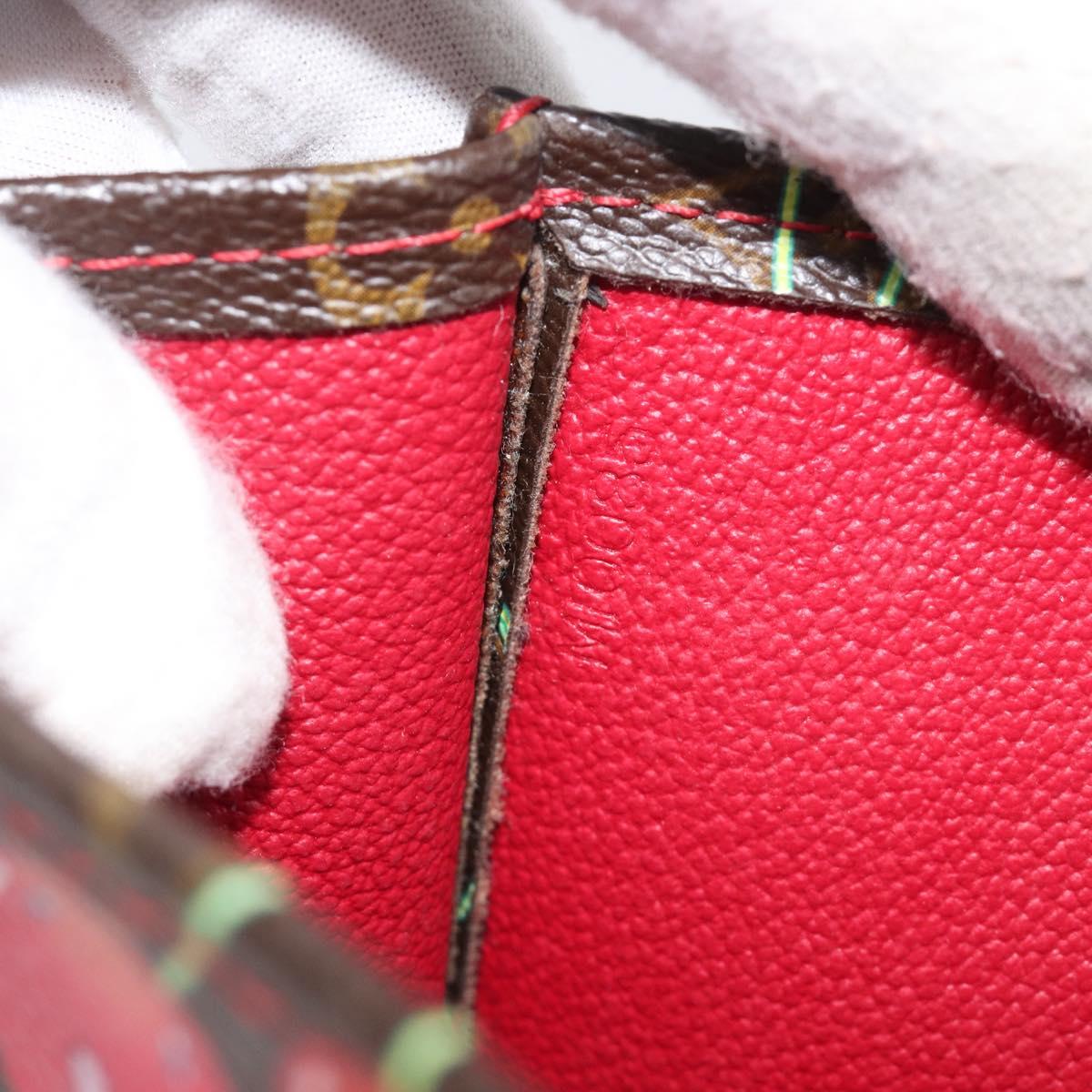 LOUIS VUITTON Monogram Cherry Sac Plat Hand Bag M95010 LV Auth 213928SAV