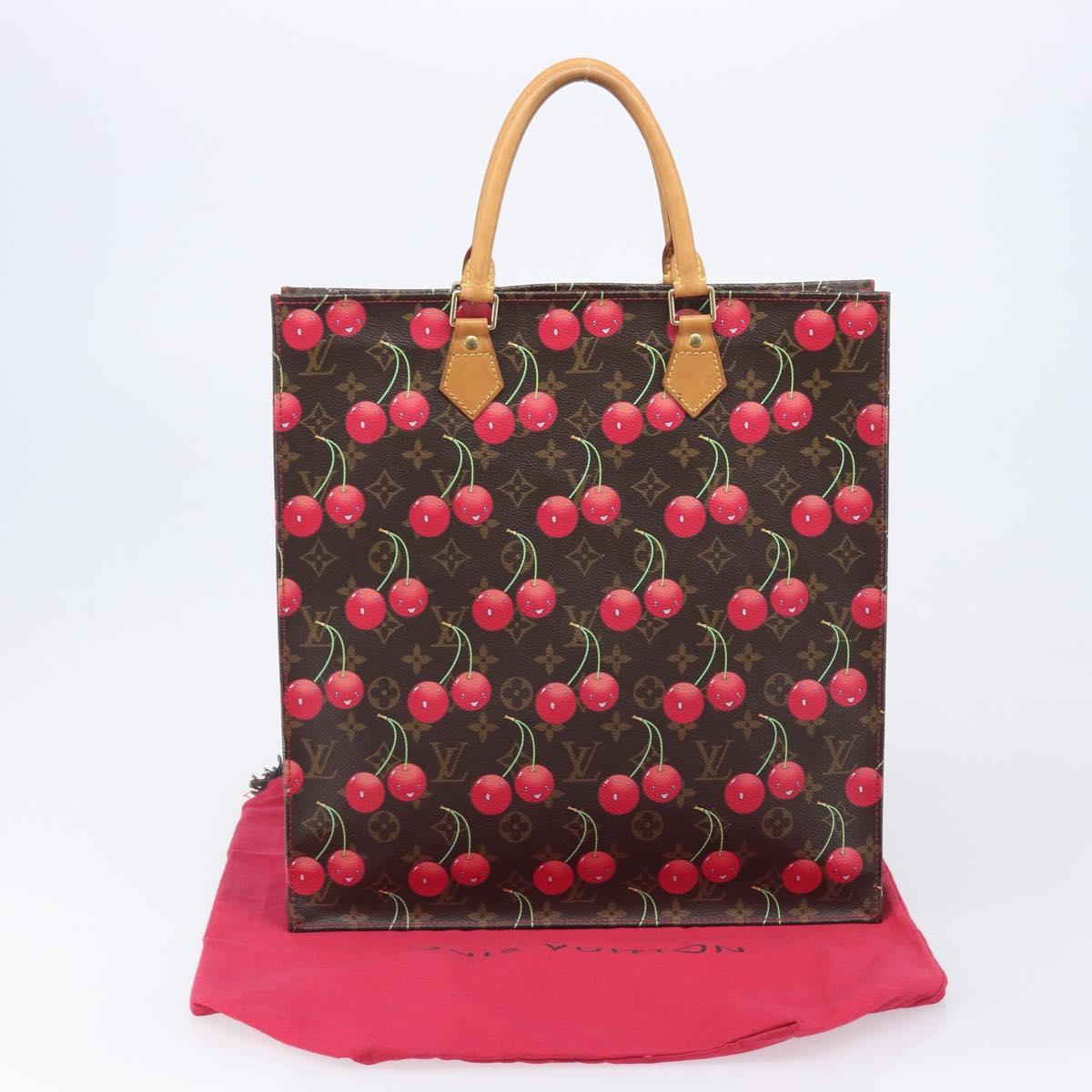 LOUIS VUITTON Monogram Cherry Sac Plat Hand Bag M95010 LV Auth 213928SAV
