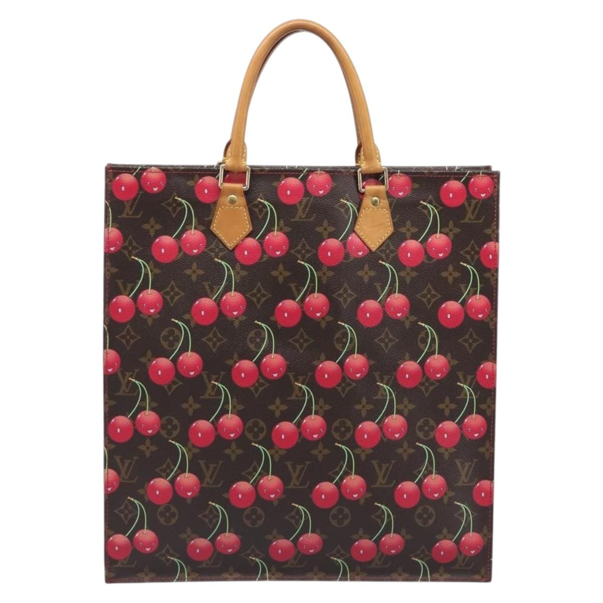 LOUIS VUITTON Monogram Cherry Sac Plat Hand Bag M95010 LV Auth 213928SAV