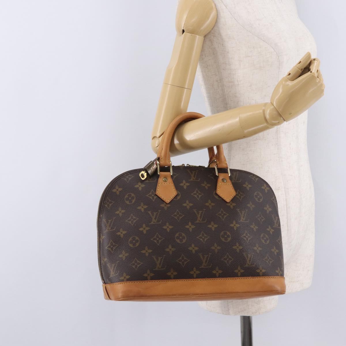 LOUIS VUITTON Monogram Alma Hand Bag M51130 LV Auth 213939V