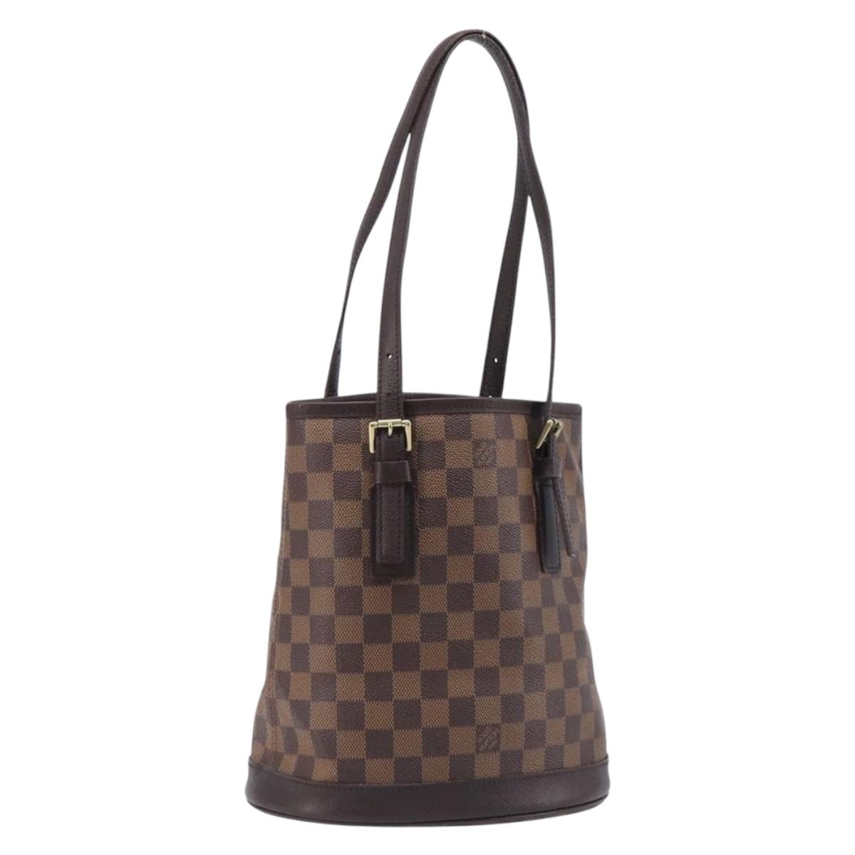 LOUIS VUITTON Damier Ebene Marais Shoulder Bag N42240 LV Auth 213943V