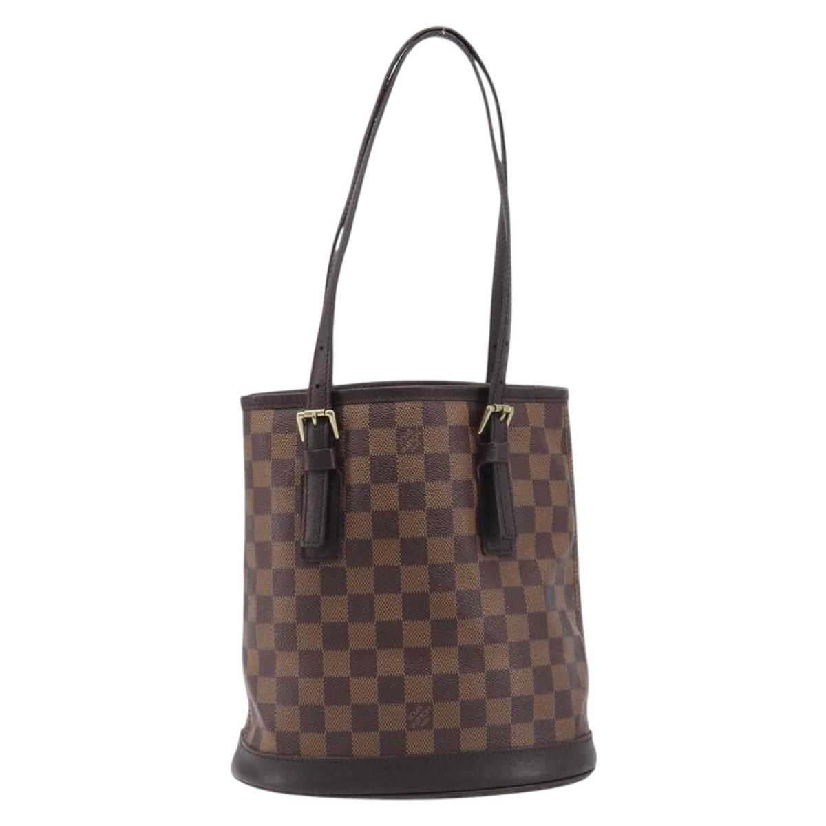 LOUIS VUITTON Damier Ebene Marais Shoulder Bag N42240 LV Auth 213943V