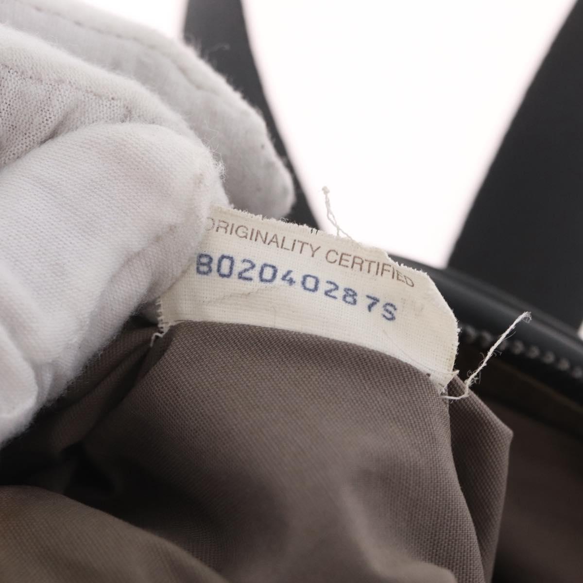 Bottega Veneta INTRECCIATO Body Bag Leather Gray Auth 213950V