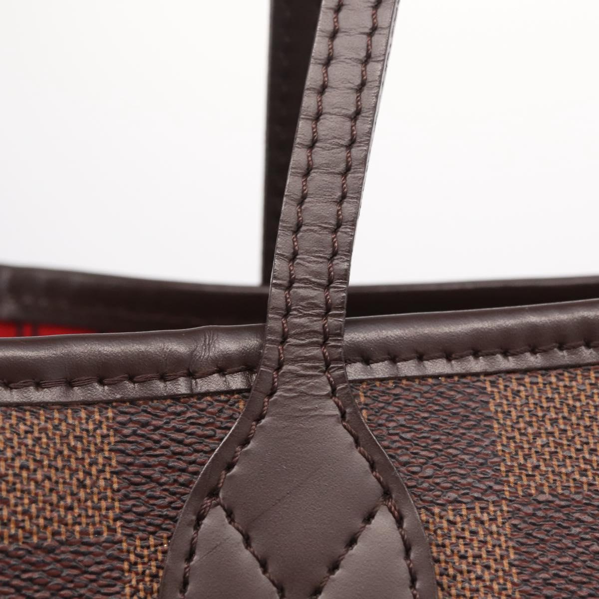 LOUIS VUITTON Damier Ebene Neverfull MM Tote Bag N51105 LV Auth 213954SAM
