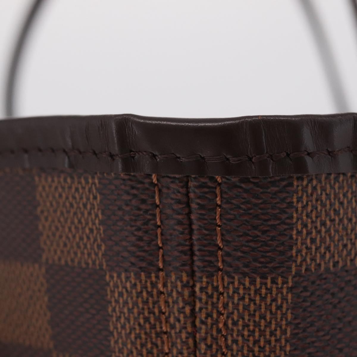 LOUIS VUITTON Damier Ebene Neverfull MM Tote Bag N51105 LV Auth 213954SAM