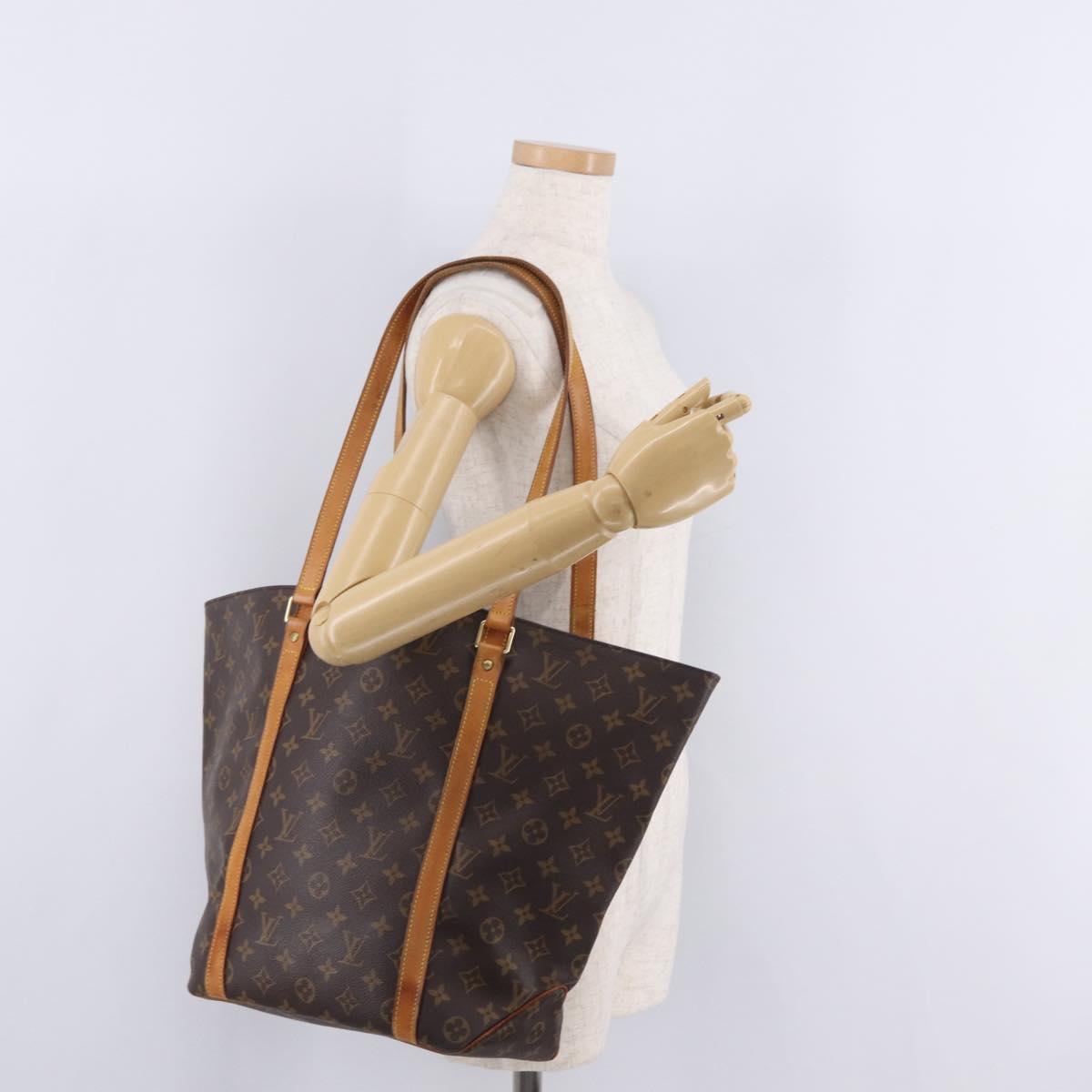 LOUIS VUITTON Monogram Sac Shopping Tote Bag M51108 LV Auth 213959A