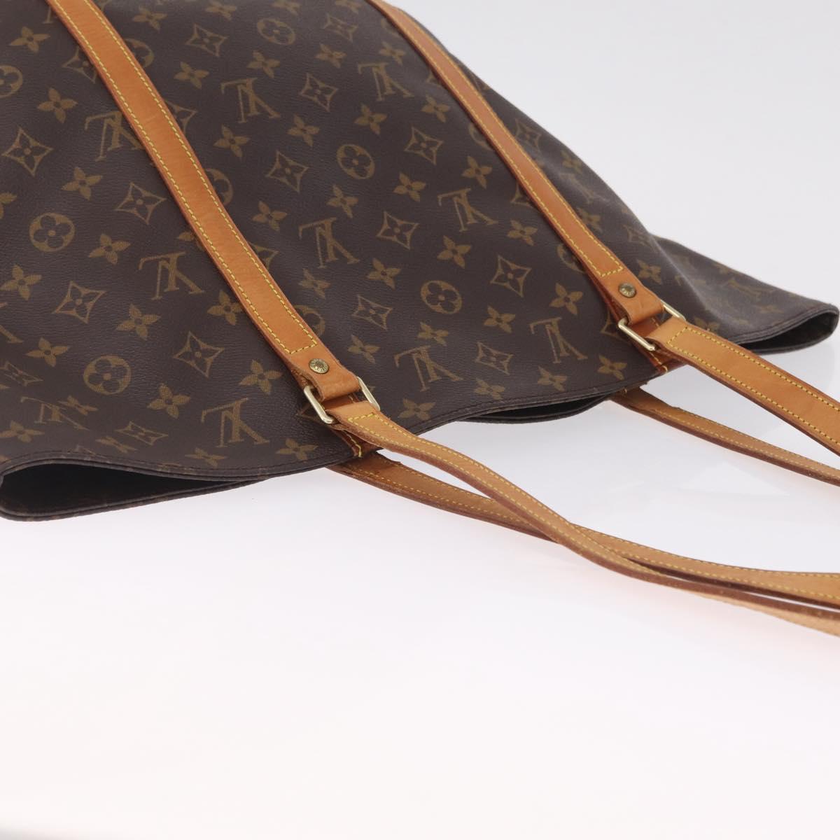 LOUIS VUITTON Monogram Sac Shopping Tote Bag M51108 LV Auth 213959A