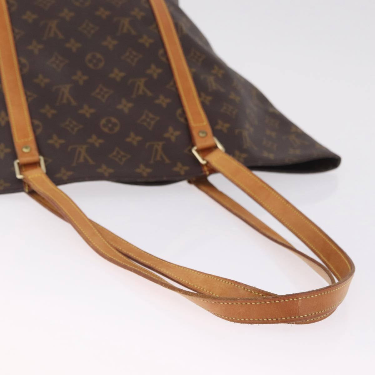 LOUIS VUITTON Monogram Sac Shopping Tote Bag M51108 LV Auth 213959A