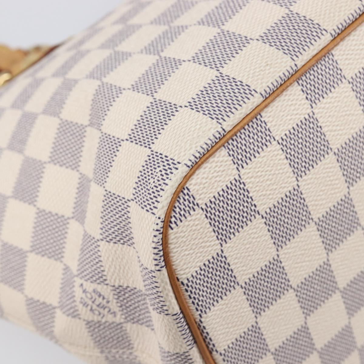 LOUIS VUITTON Damier Azur Saleya PM Tote Bag N51186 LV Auth 213960V